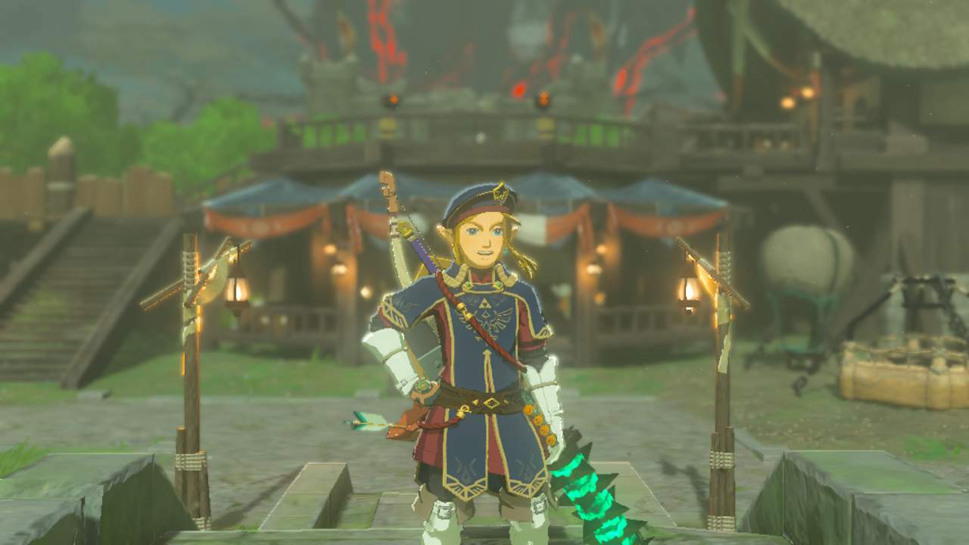 Link wears the Royal Guard Armor set in Zelda Tears of the Kingdom.